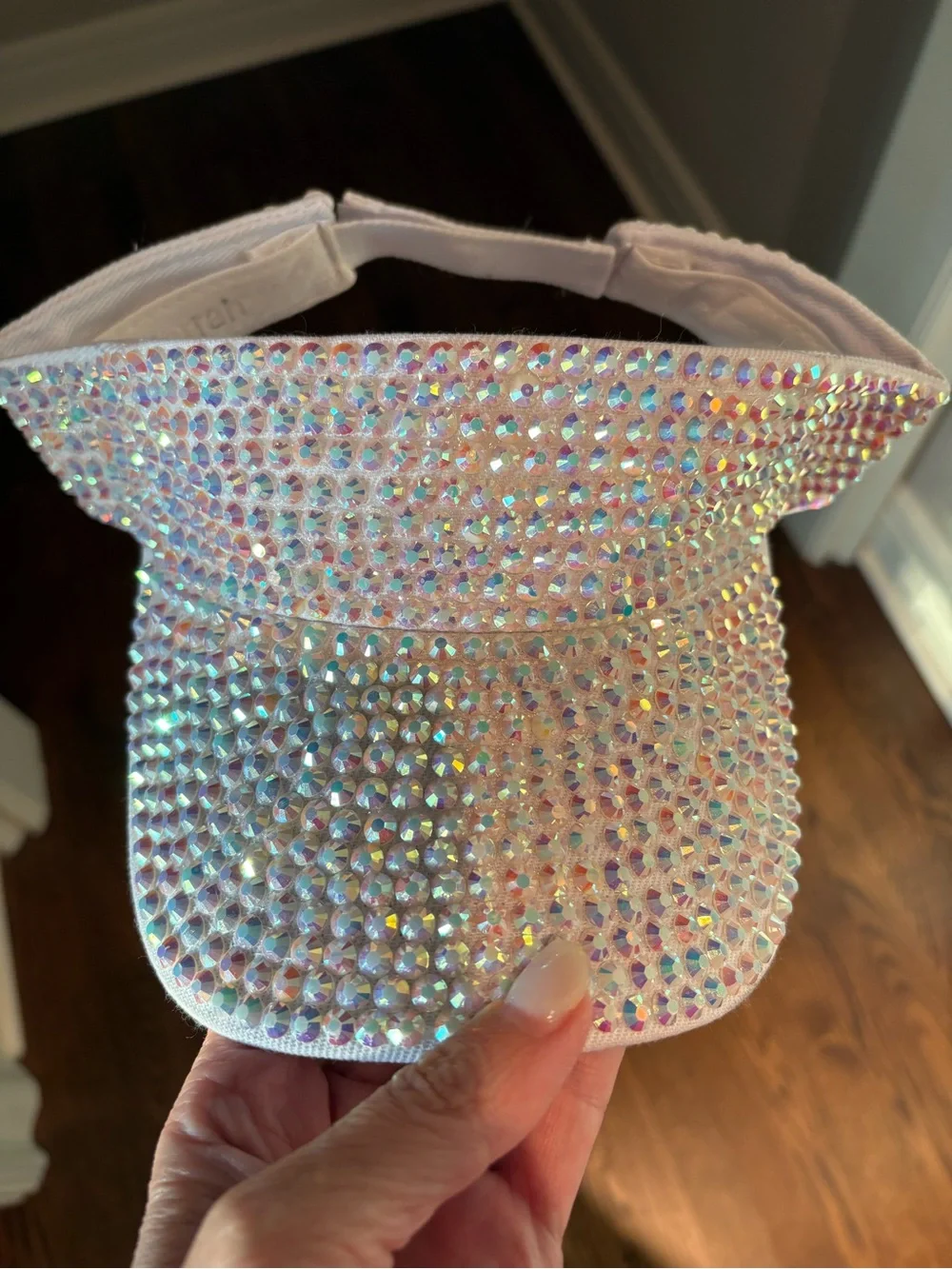 Sparkle Crystal Kids Visor - Pink